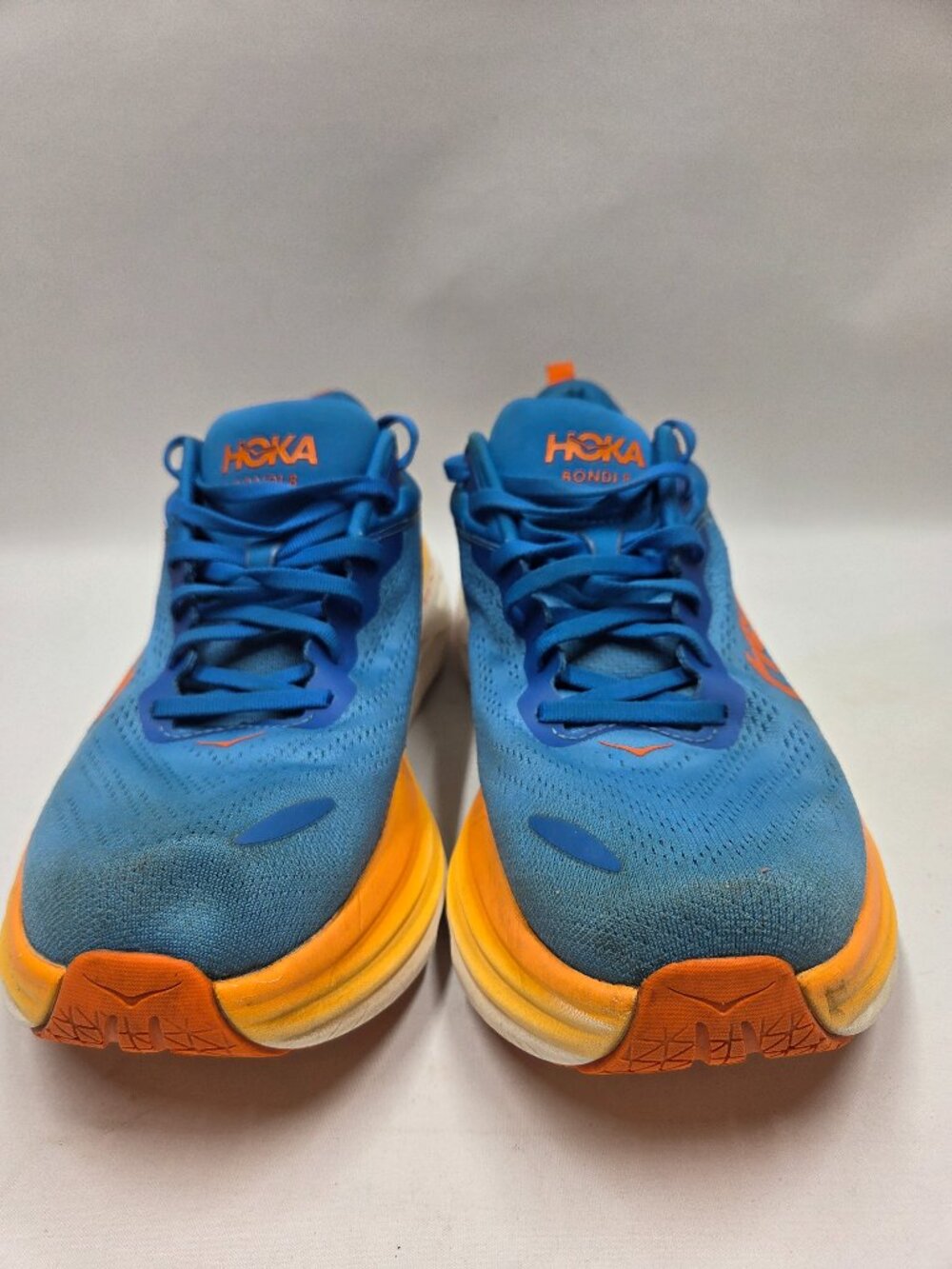 Hoka Bondi 8 US Size 12D Men's Athletic Shoes Lace Up